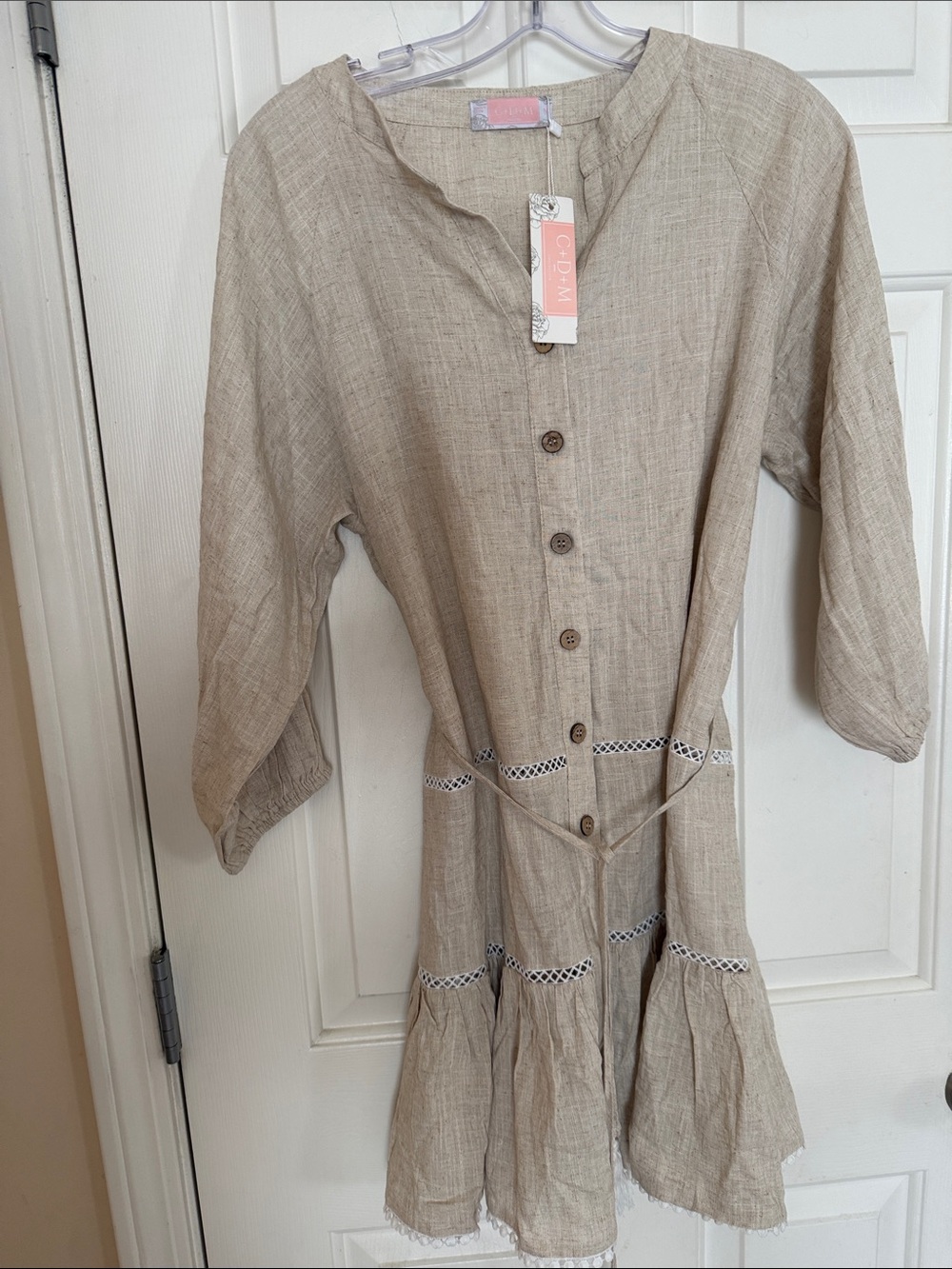 NWT C+D+M Collection Boho casual Summer Dress Sz M